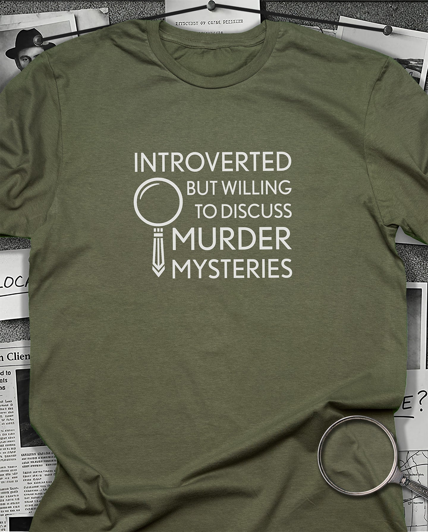 Introverted But Willing to Discuss T-Shirt