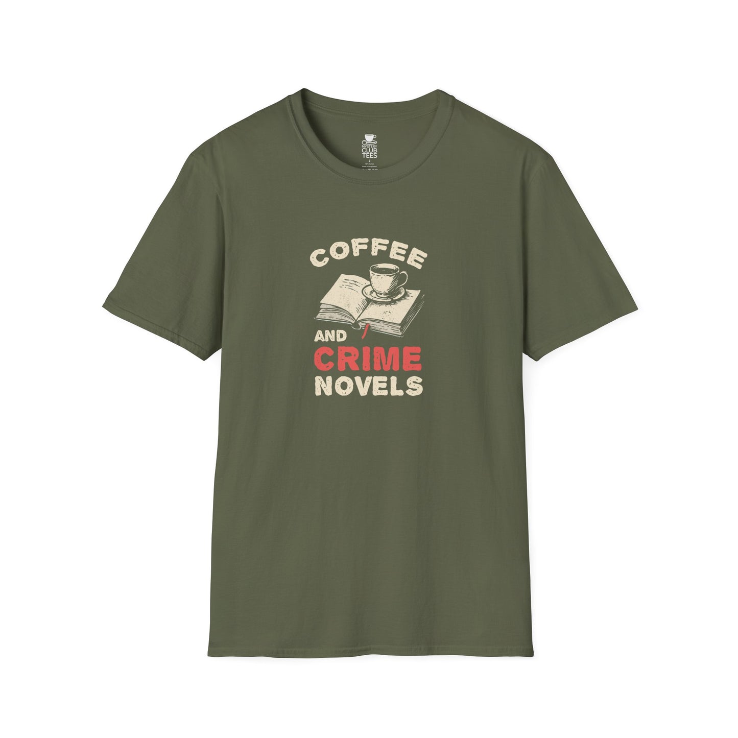 Coffee and Crime Novels T-Shirt
