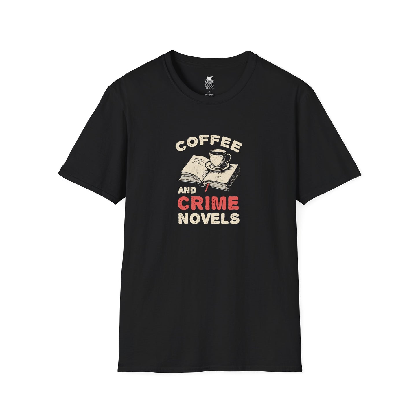 Coffee and Crime Novels T-Shirt