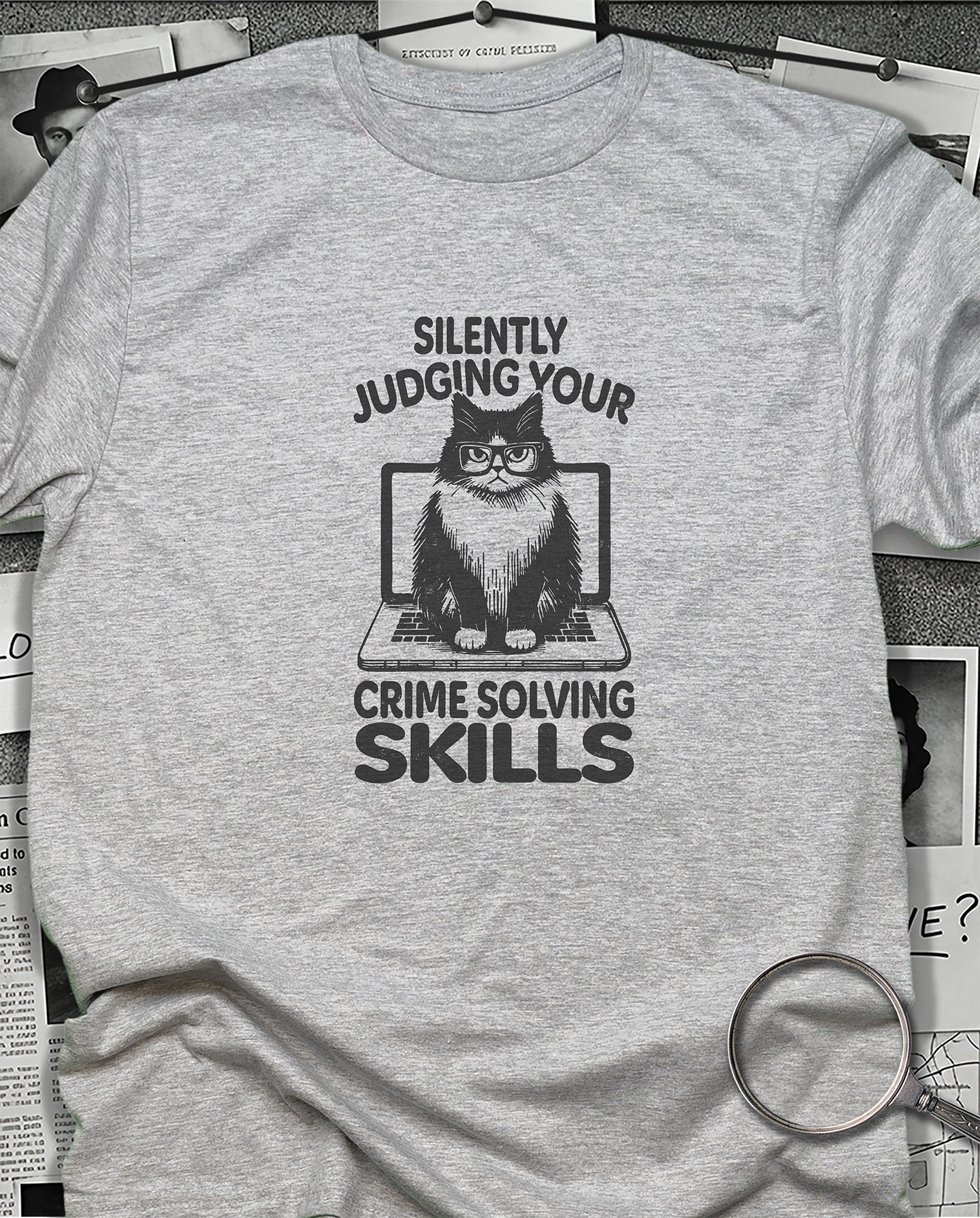 Silently Judging Your Crime Solving T-Shirt