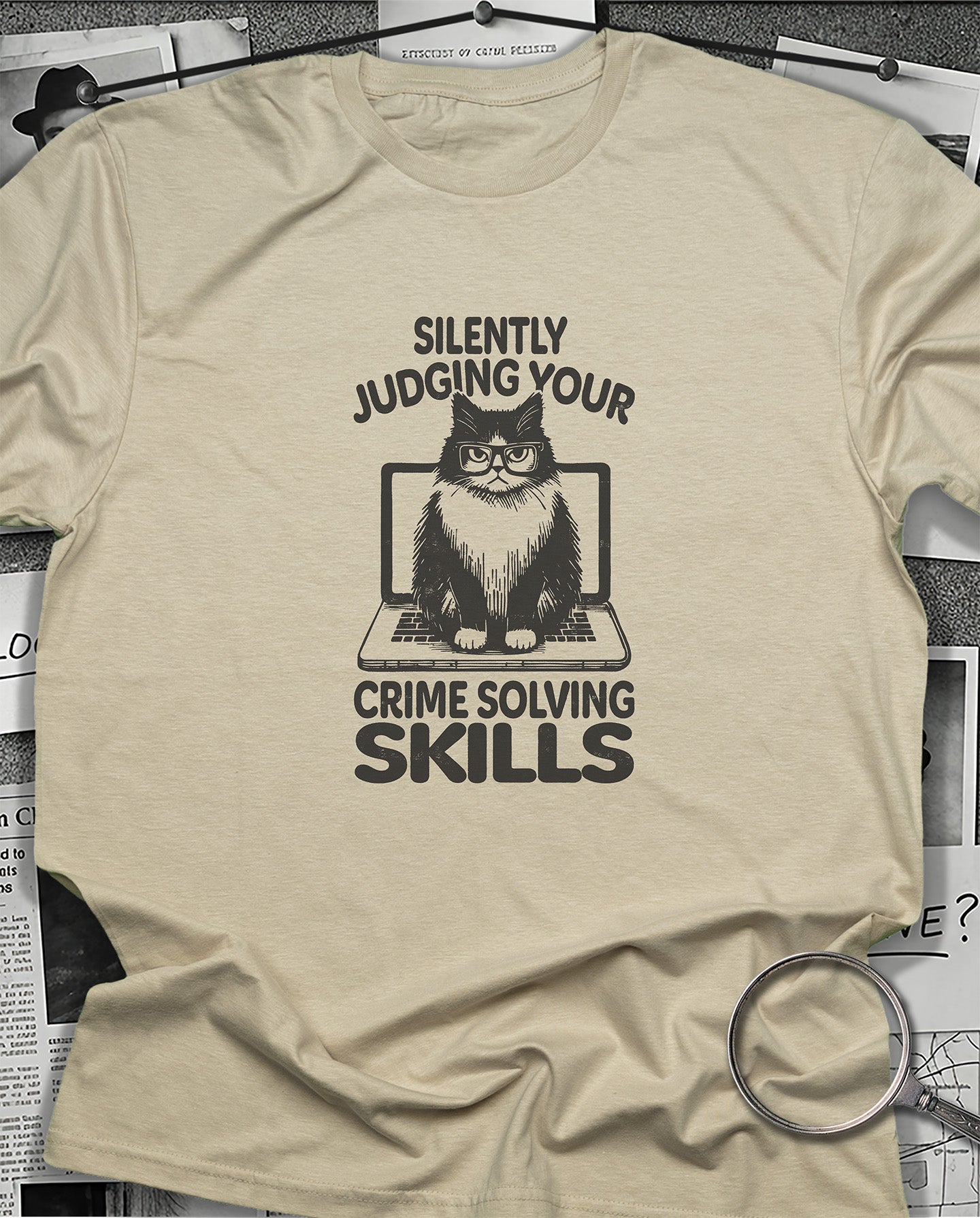 Silently Judging Your Crime Solving T-Shirt