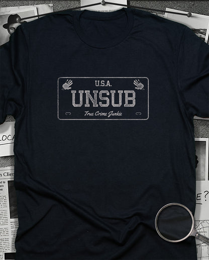 UNSUB License plate T-Shirt