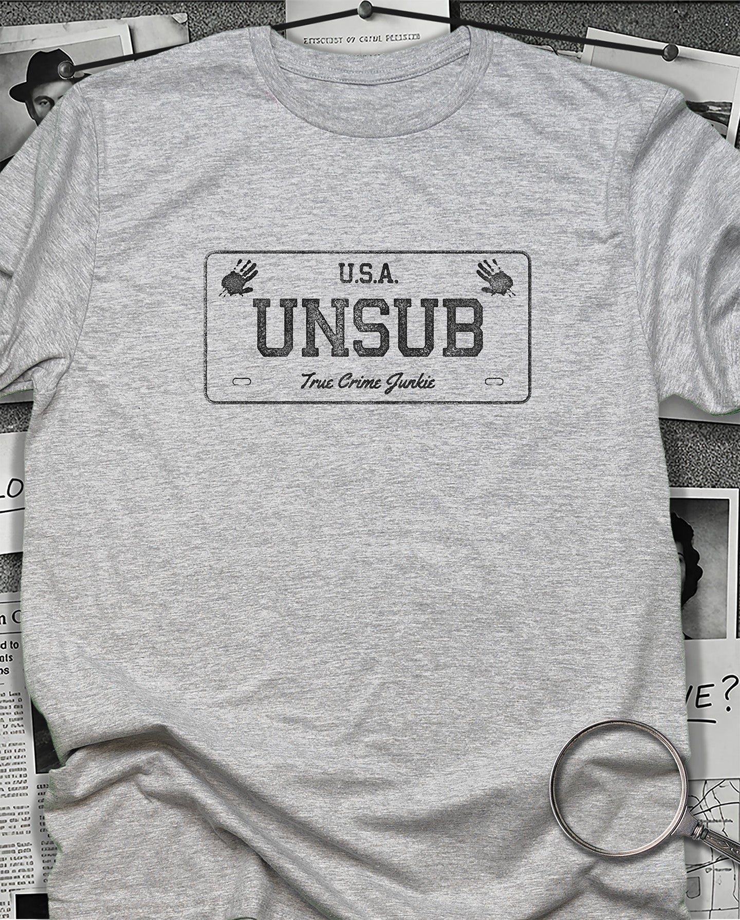 UNSUB License plate T-Shirt