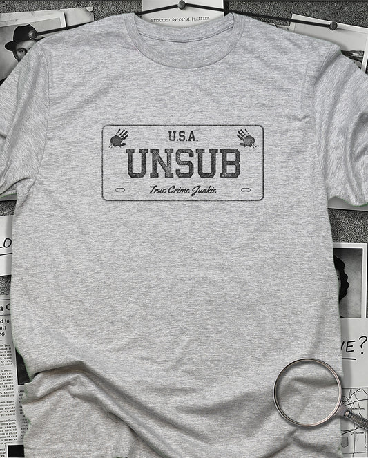 UNSUB License plate T-Shirt
