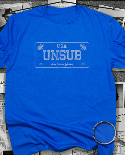 UNSUB License plate T-Shirt