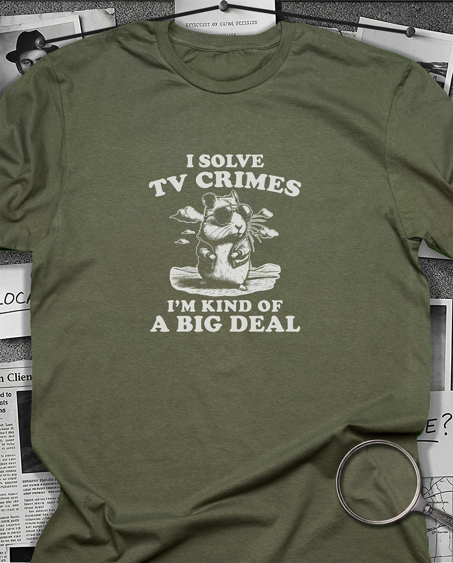 I Solve TV Crimes T-Shirt