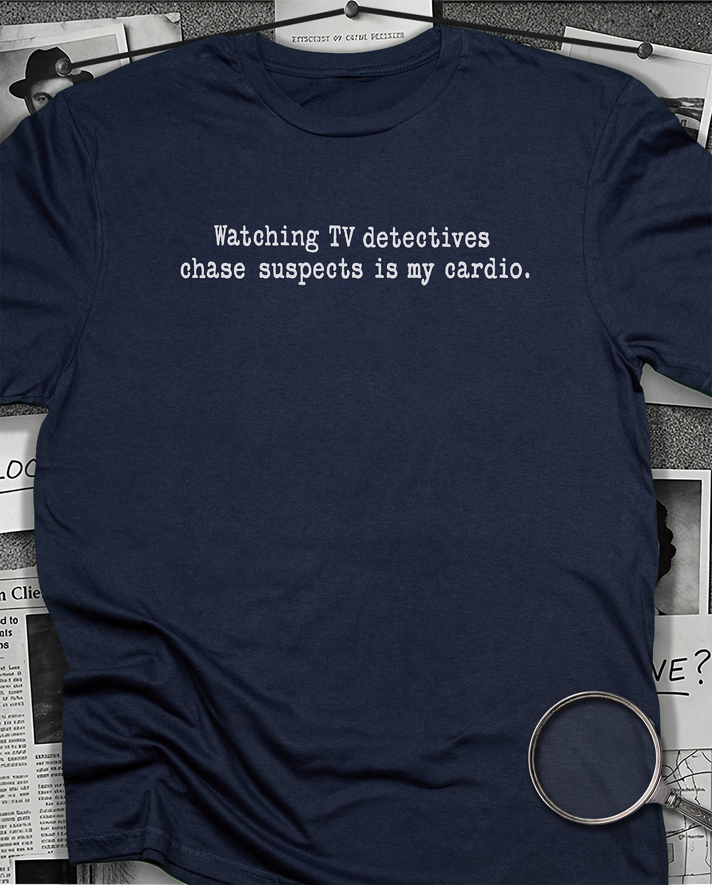 Watching TV Detectives T-Shirt