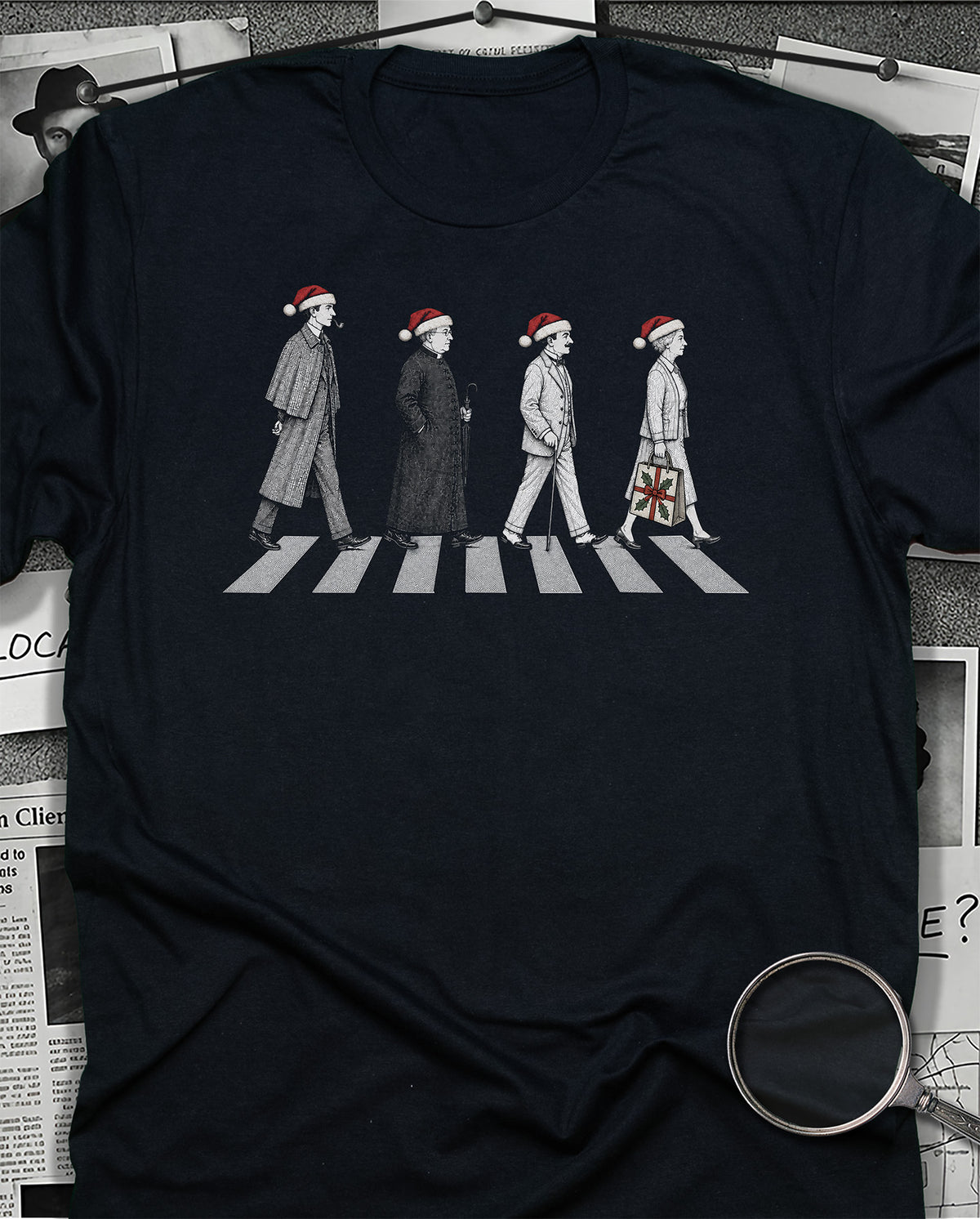 Christmas British Detectives T-Shirt