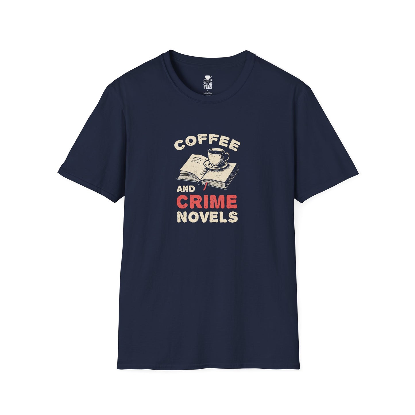 Coffee and Crime Novels T-Shirt
